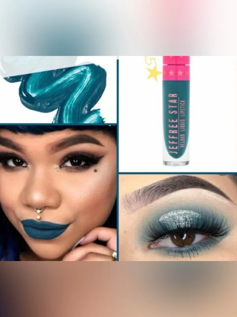 Rare New Jeffree Star Velour Liquid Lipstick - Mermaid Blood (Teal)